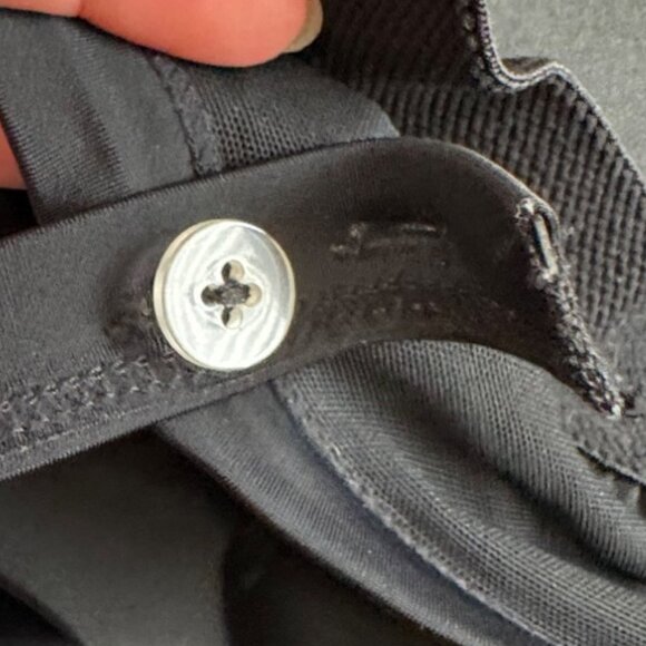 Merona Twist-Front Womens Tankini Top With Adjustable Straps Size 16W Black - Picture 5 of 8